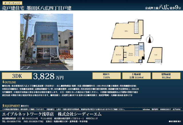 ≪3,828万円≫★東京都墨田区八広★中古戸建★